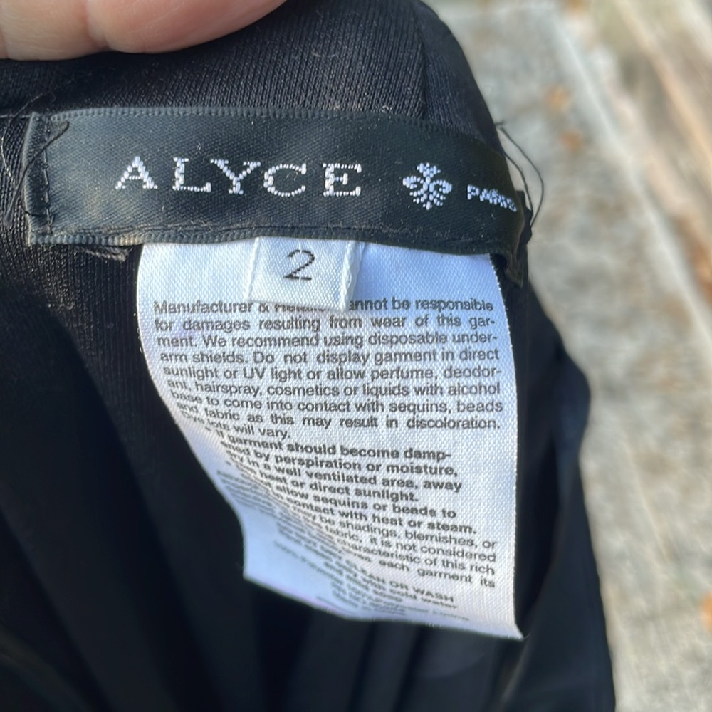 Alyce Paris, jeweled waistband trumpet, maxi skirt - Picture 4 of 6
